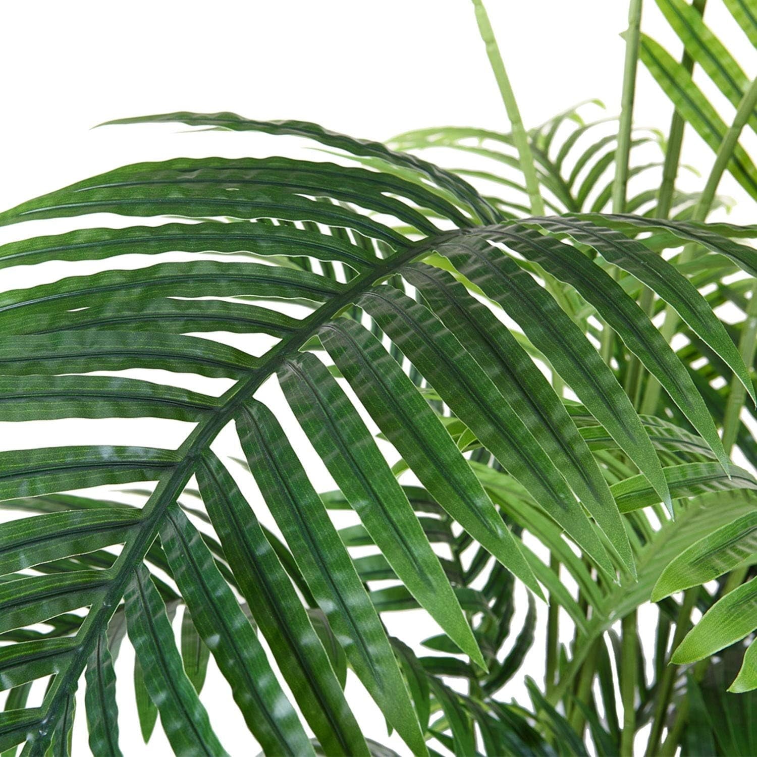 Artificial Plants Fake Palm Tree 4ft Fake Tree Tropical Palm Leaves Faux Palm Plants for Home Decor Office Living Room Porch Patio Perfect Housewarming Gift